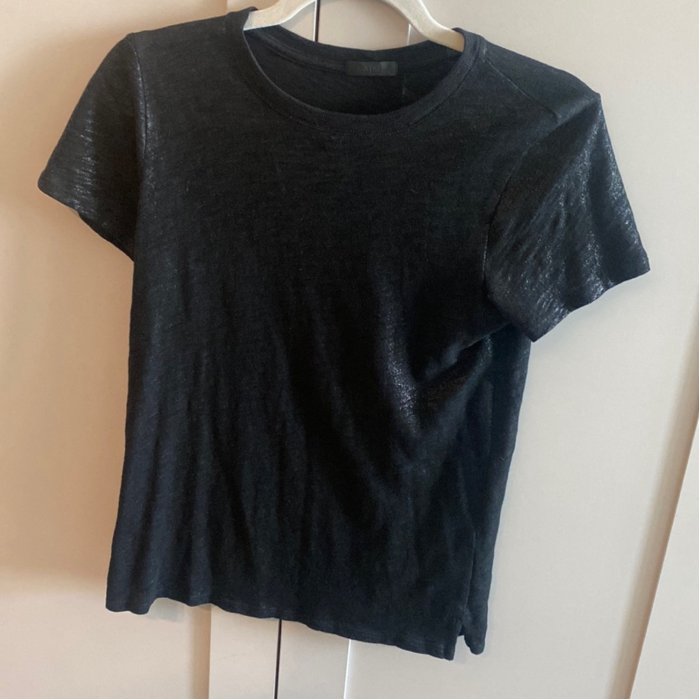 ATM Metallic Black T Shirt / size S